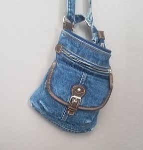 Denim Crossbody Purse